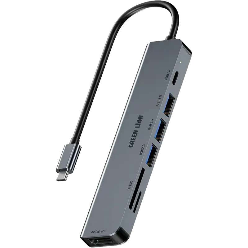 Green Lion 7-in-1 USB-C Hub